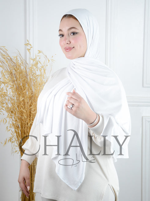 Lycra Coton Maxi - BLANC